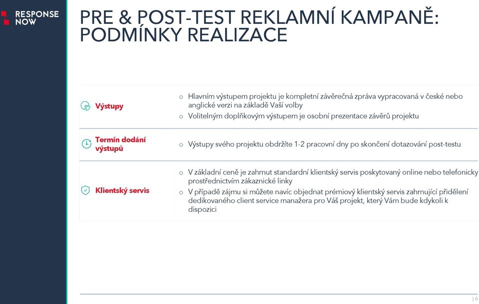 dtazvání pst-testu ( Klientský servis V základní ceně je zahrnut standardní klientský servis pskytvaný nline neb telefnicky prstřednictvím zákaznické linky V