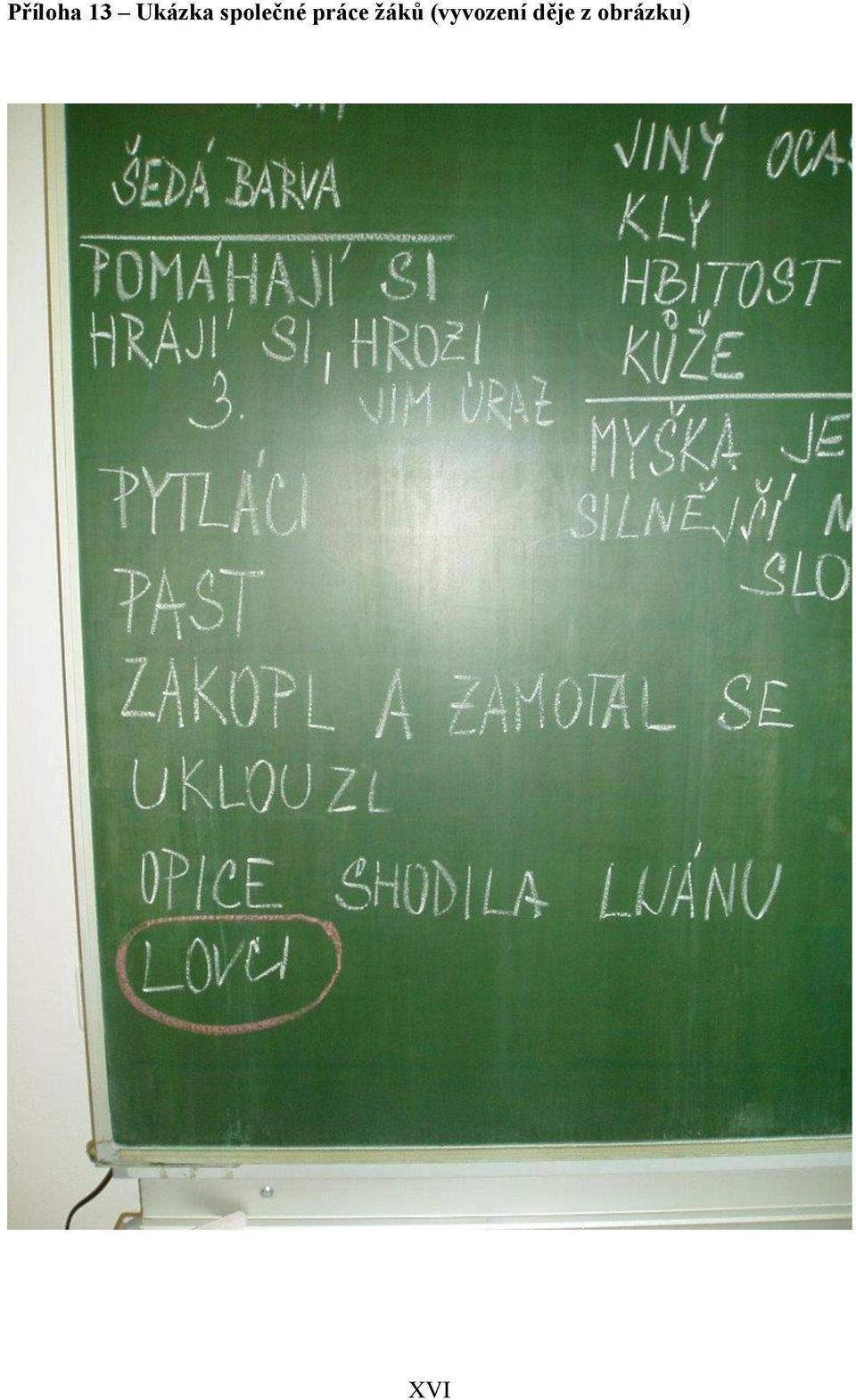 práce žáků