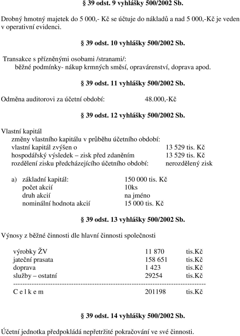 12 vyhlášky 500/2002 Sb.