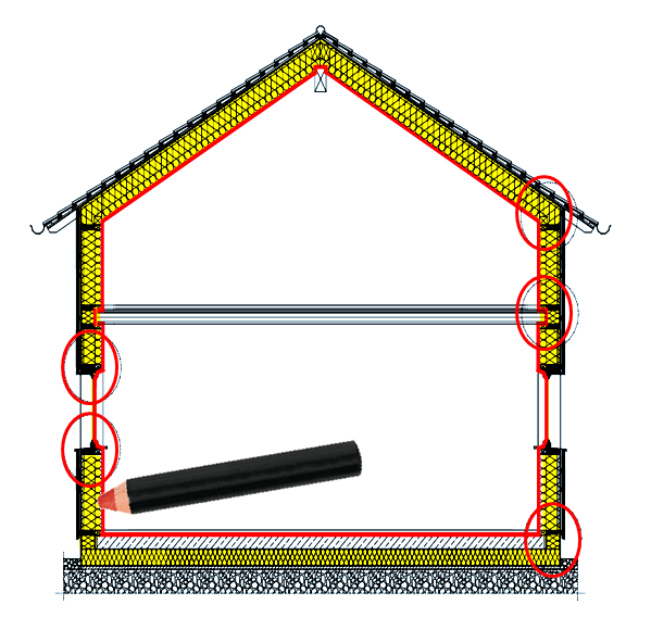 VZDUCHOTĚSNOST BLOWERDOOR TEST