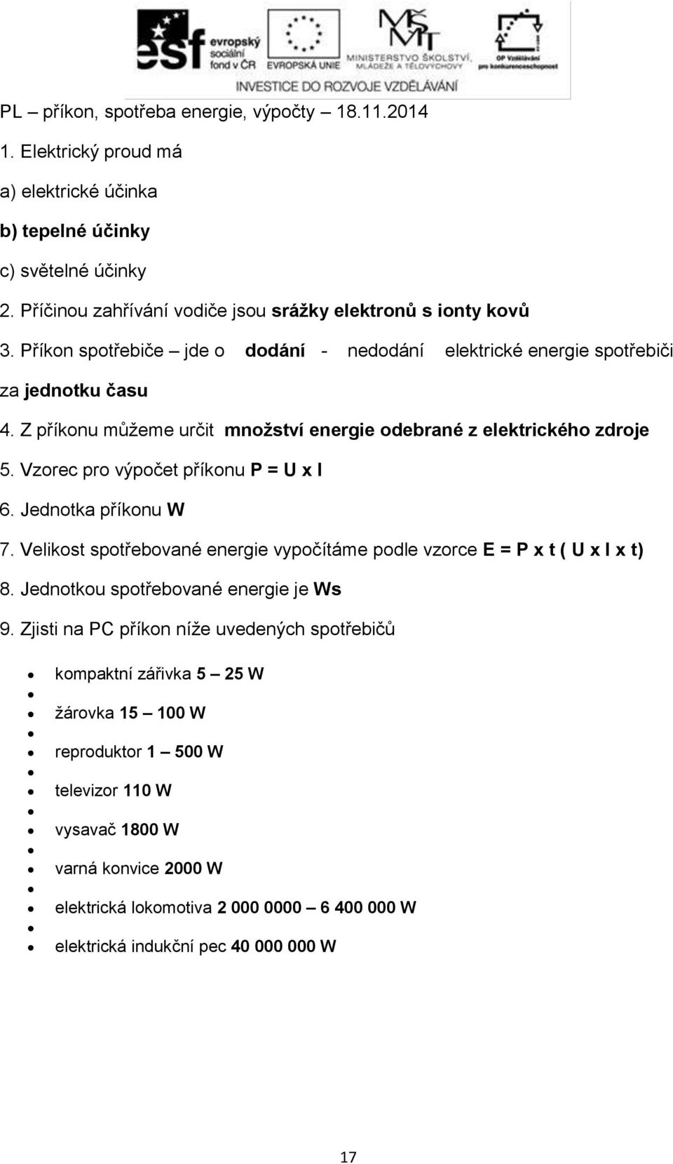 Sada Pracovnich Listu Fyzika Fyzika 8 Rocnik Cz 1 07 1 1 16 Pdf Free Download