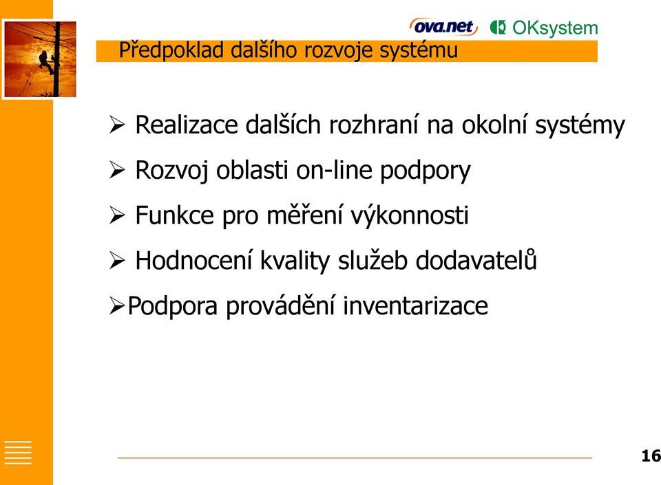 podpory Funkce pro měření výkonnosti Hodnocení