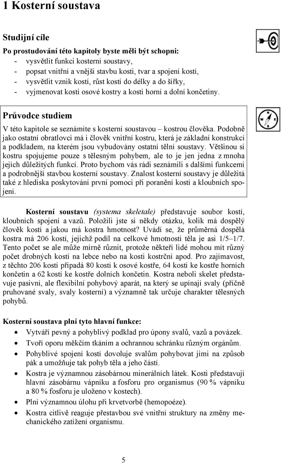 Podobně jako ostatní obratlovci má i člověk vnitřní kostru, která je základní konstrukcí a podkladem, na kterém jsou vybudovány ostatní tělní soustavy.