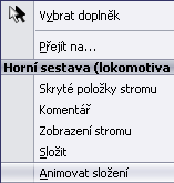 Kliknutím levého tlačítka myši na tento název spustíte animaci a díly se začnou pohybovat a skládat do sestavy