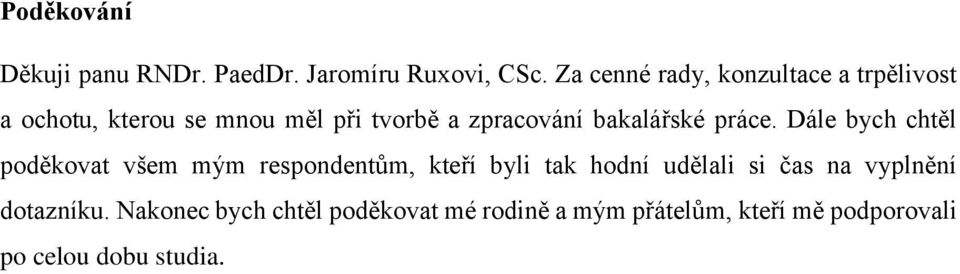 bakalářské práce.