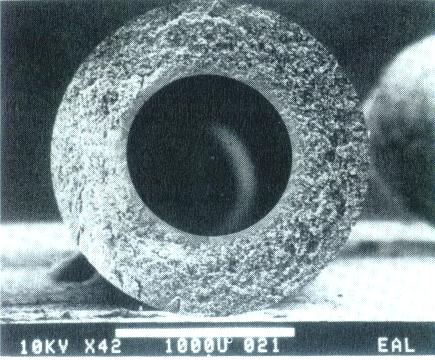 Dutá vlákna - hollow fibres Asymetrická struktura Mikroporézní struktura