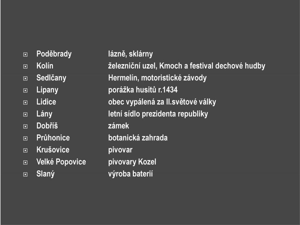 1434 Lidice obec vypálená á za II.