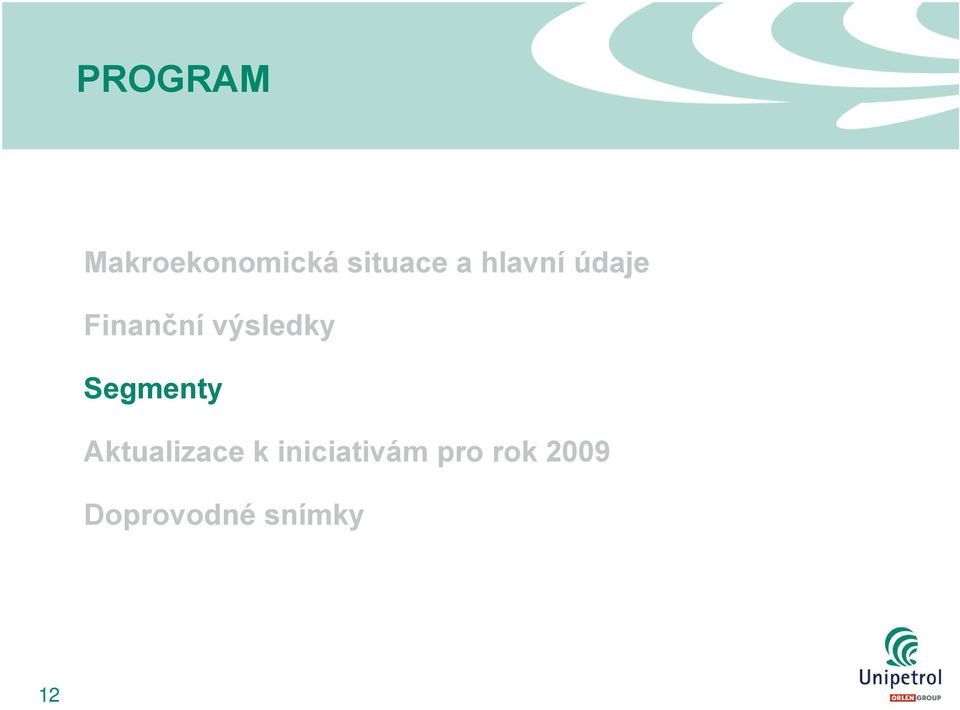 Segmenty Aktualizace k