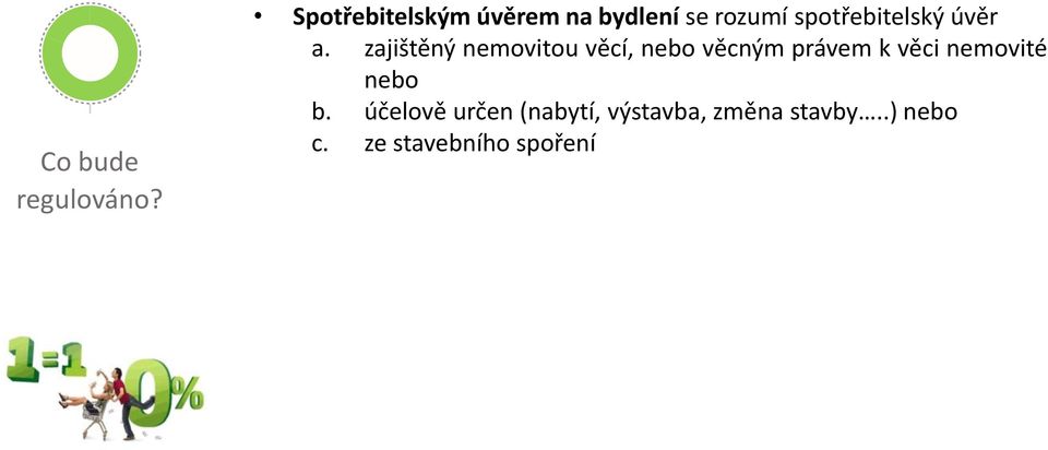 zajištěný nemovitou věcí, nebo věcným právem k věci nemovité nebo b.