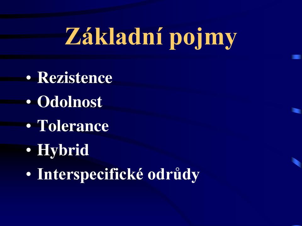 Odolnost Tolerance