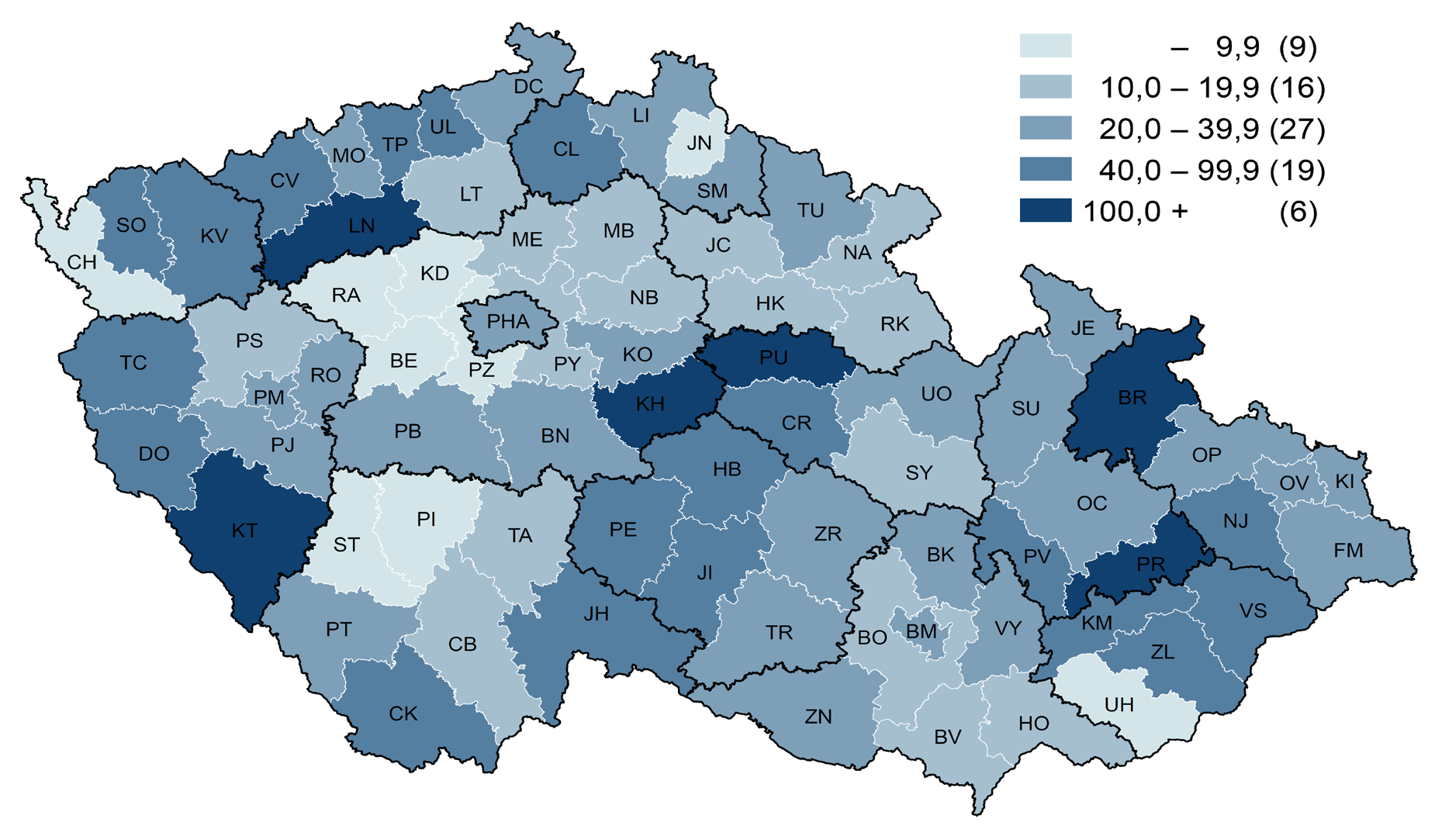 Infekční nemoci 2013 11. Výskyt Lymeské nemoci (dg. A69.