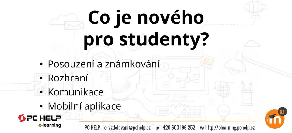 Mobilní aplikace PC HELP e: