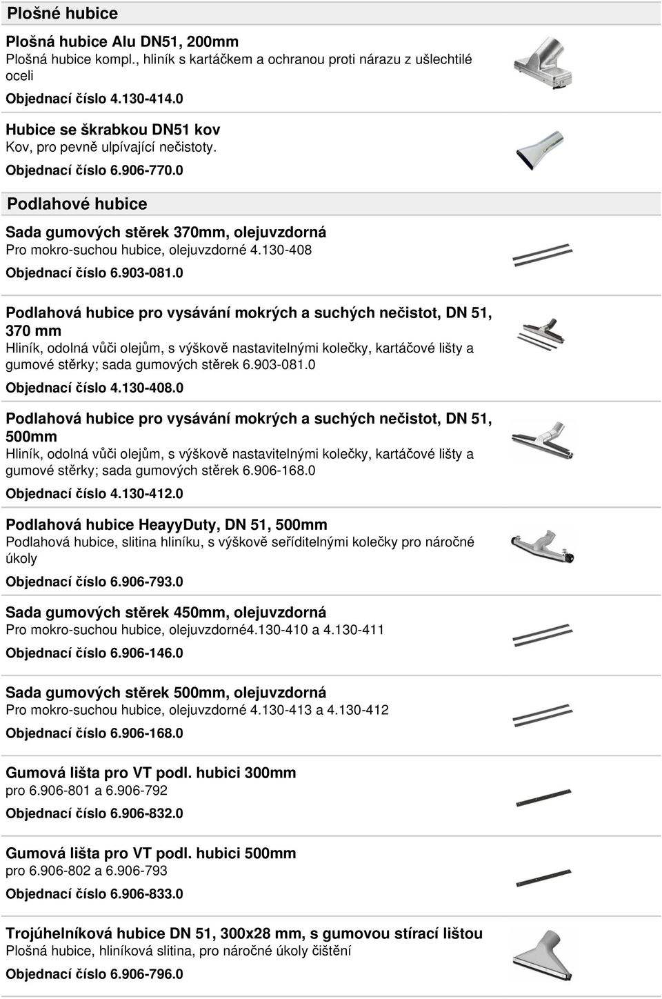 130-408 Objednací číslo 6.903-081.