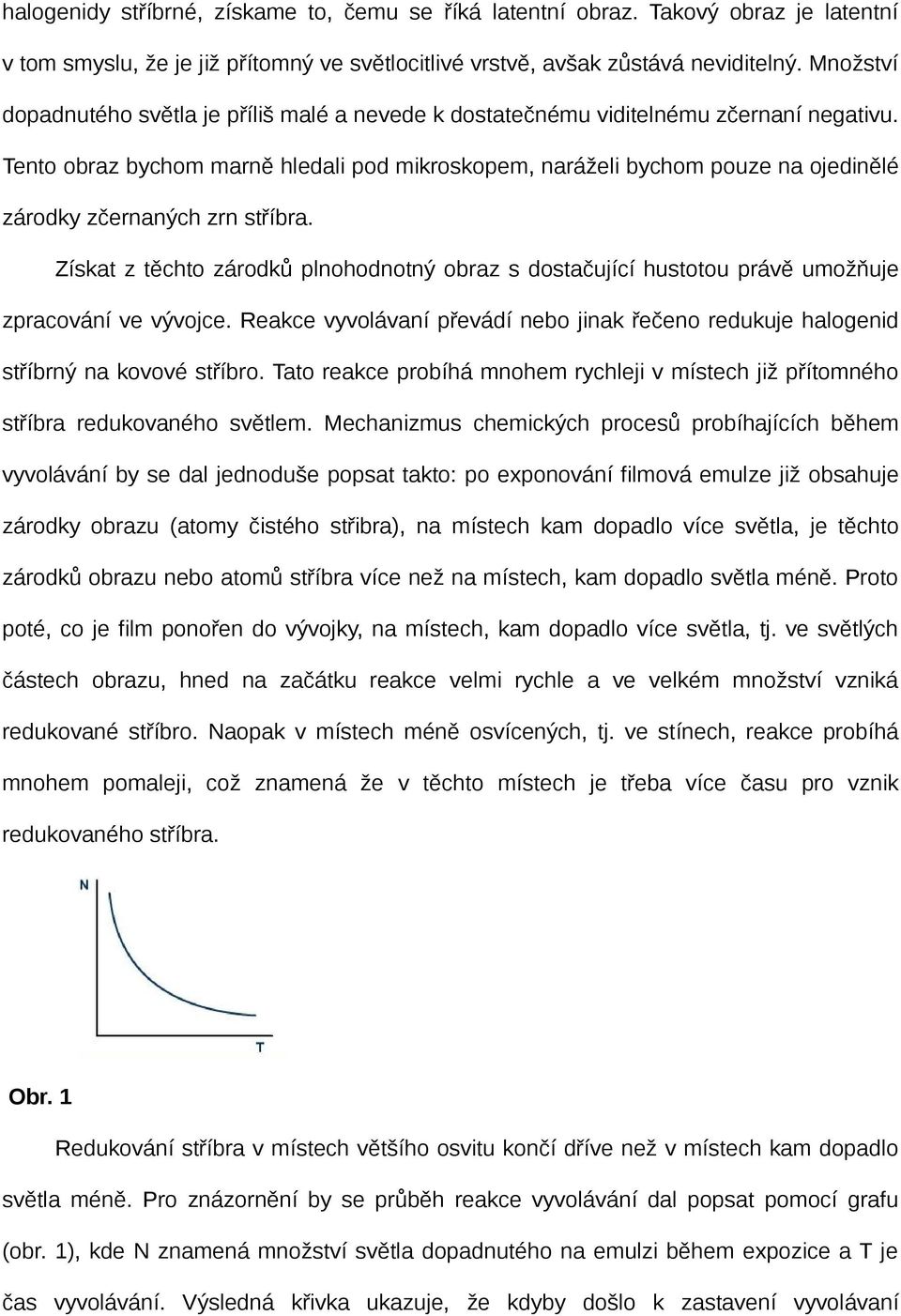 Tento obraz bychom marně hledali pod mikroskopem, naráželi bychom pouze na ojedinělé zárodky zčernaných zrn stříbra.