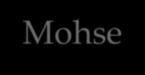 Nejpoužívanější brusné materiály dle Mohsovy stupnice tvrdosti 1) diamant - tvrdost diamantu podle Mohse je 10 - je