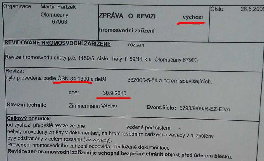Revizní technik netuší jaké jsou platné normy ani
