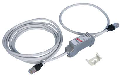Svodič pro telekomunikace a datové rozvody DEHNpatch Svodič pro Ethernet s montáží na lištu S RJ45 Plně stíněný (dle třídy E až 250 MHz) S