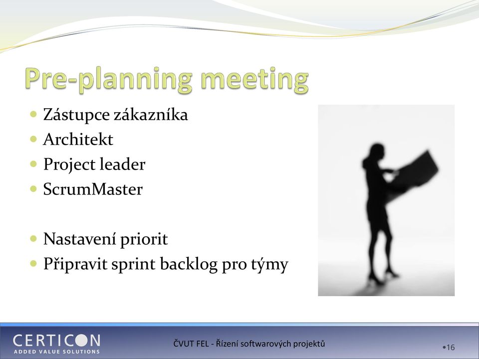 ScrumMaster Nastavení