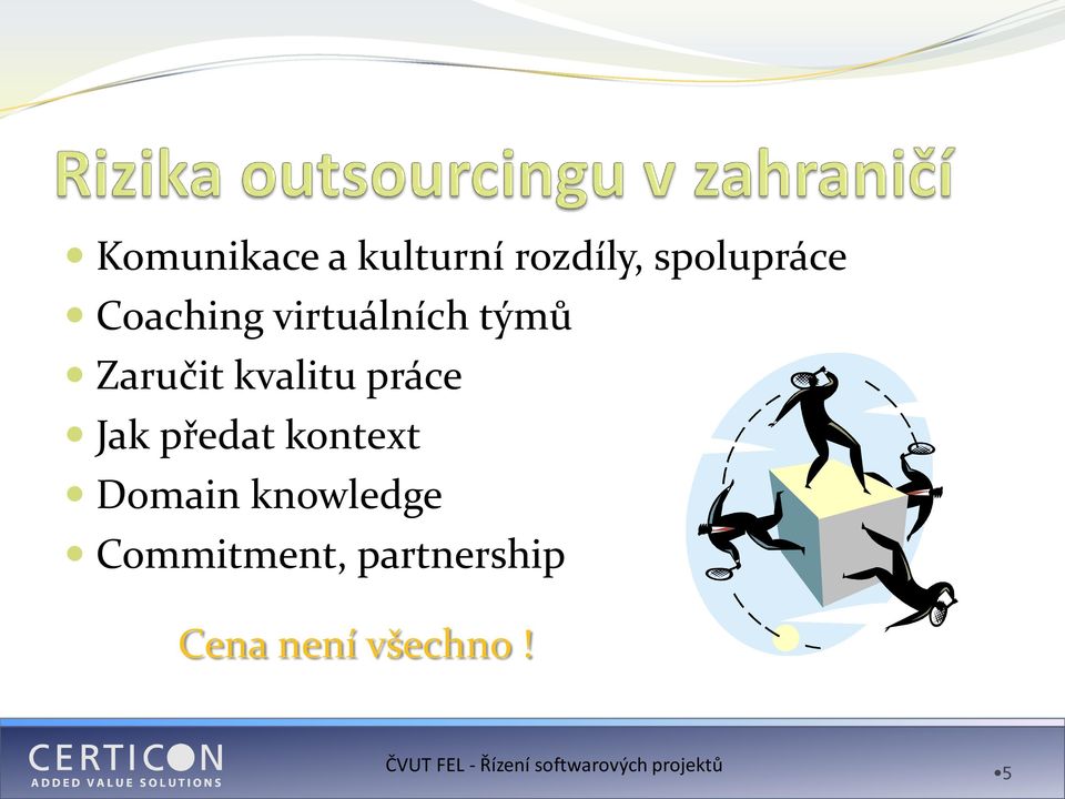 práce Jak předat kontext Domain knowledge