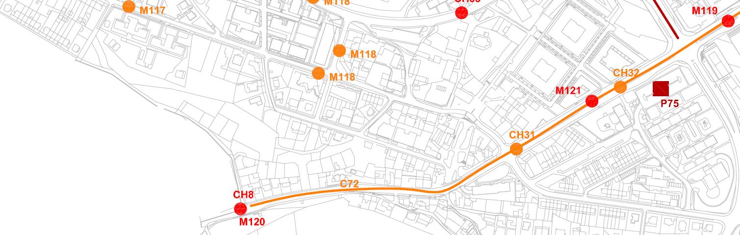 Vybrané návrhy pro zajištění plošné prostupnosti území MČ Praha 9 pro cyklisty: Ukázka