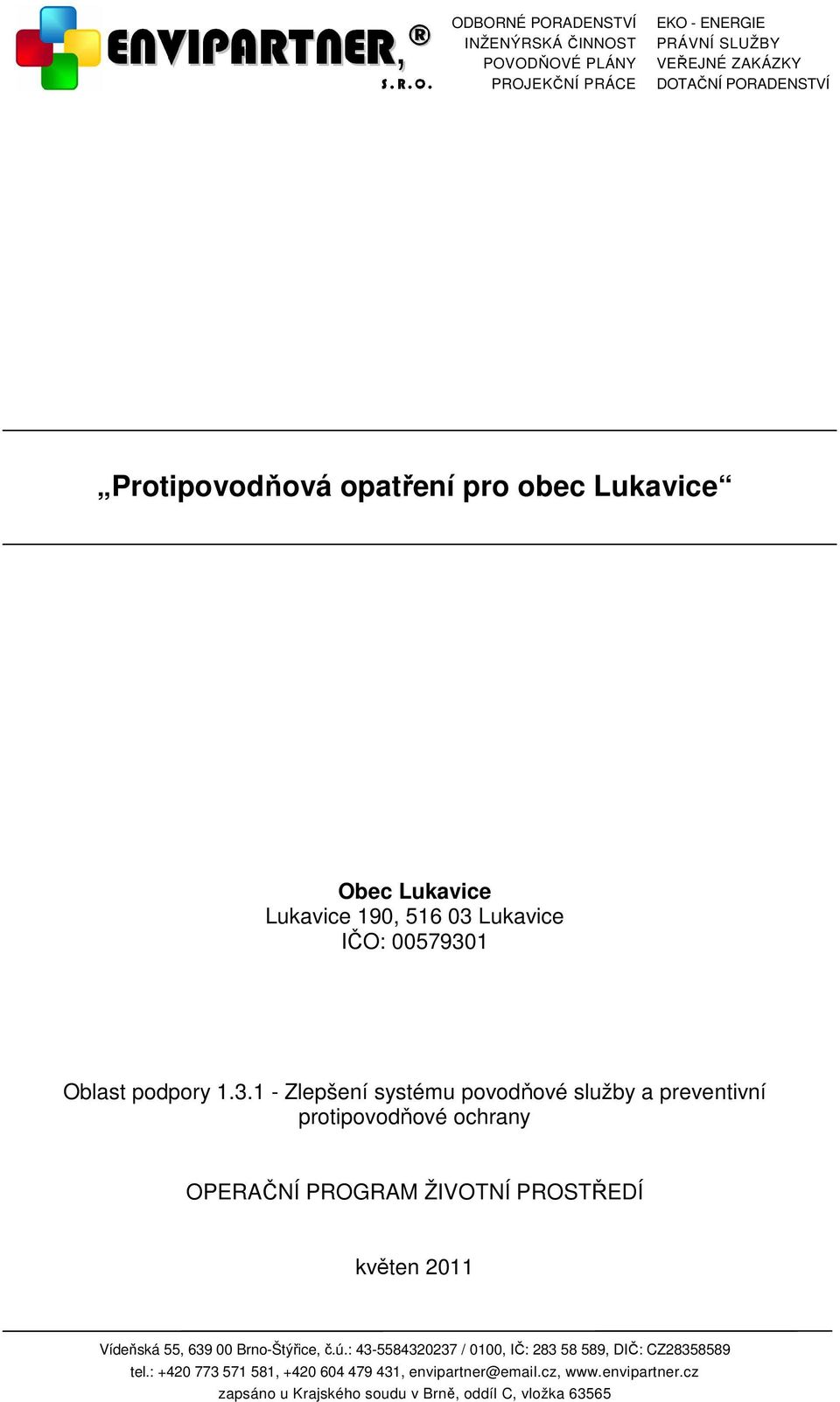 1 Oblast podpory 1.3.