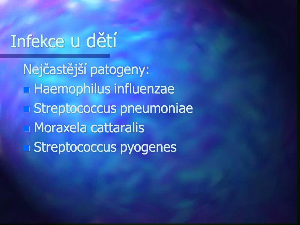 influenzae Streptococcus