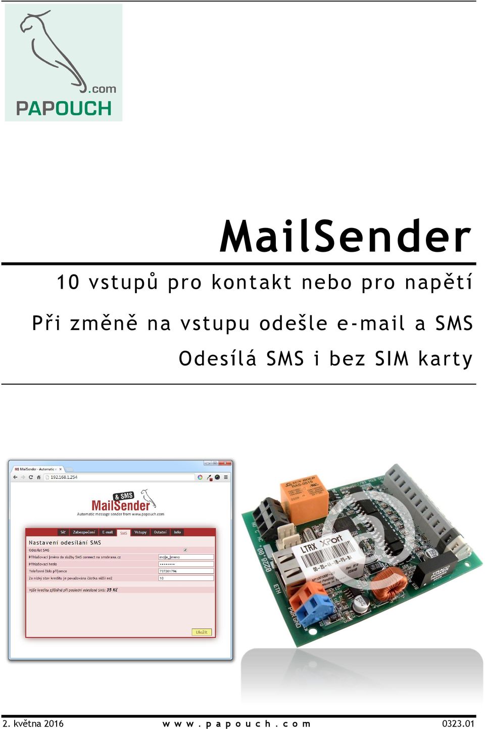 SMS Odesílá SMS i bez SIM karty 2.