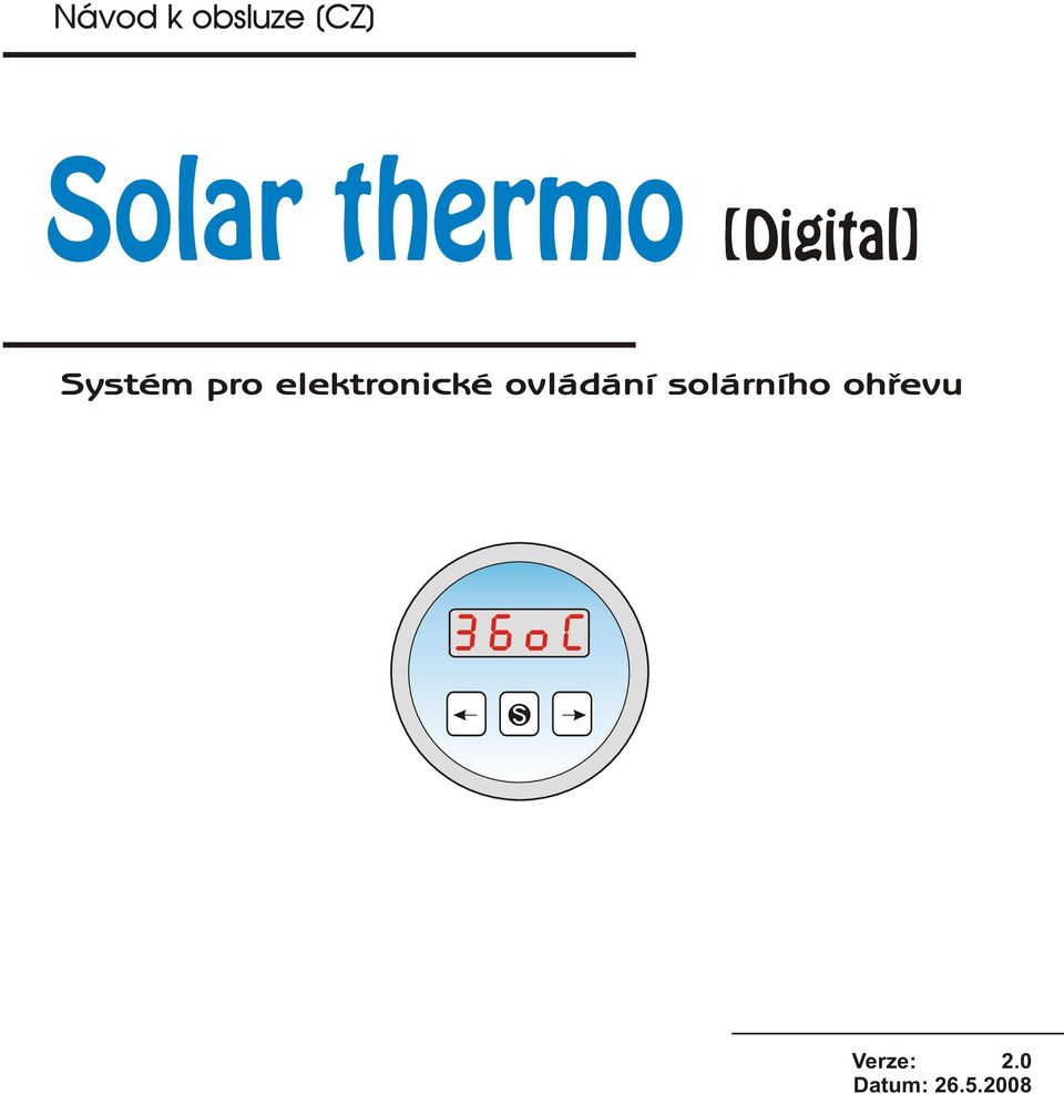 elektronické ovládání