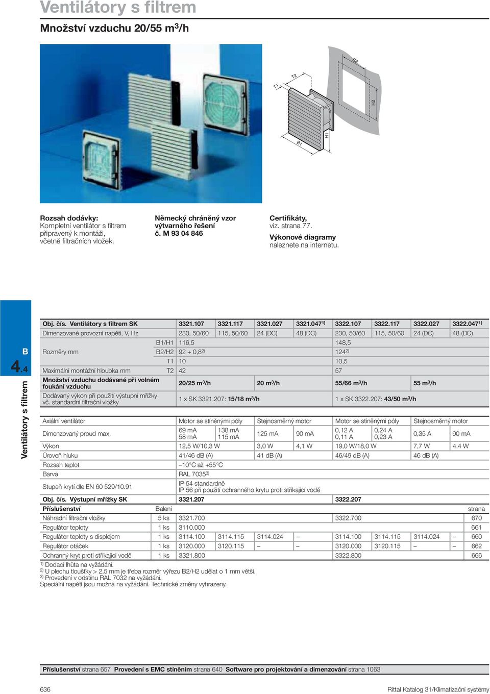 standardní filtrační vložky 20/25 m 3 /h 20 m 3 /h 55/66 m 3 /h 55 m 3 /h 1 x SK 3321.207: 15/18 m 3 /h 1 x SK 3322.