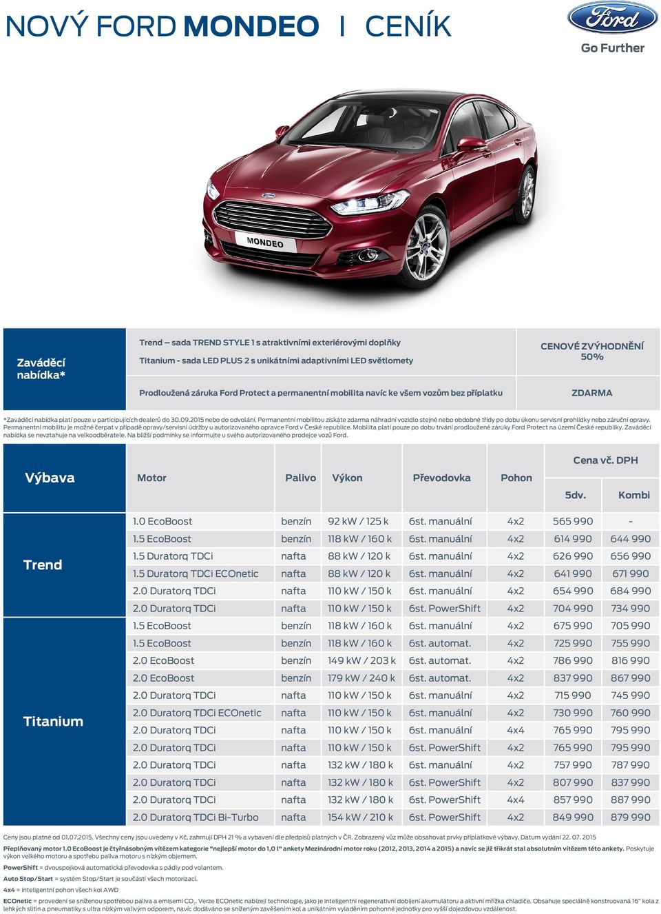 Permanentní mobilitou získáte zdarma náhradní vozidlo stejné nebo obdobné třídy po dobu úkonu servisní prohlídky nebo záruční opravy.