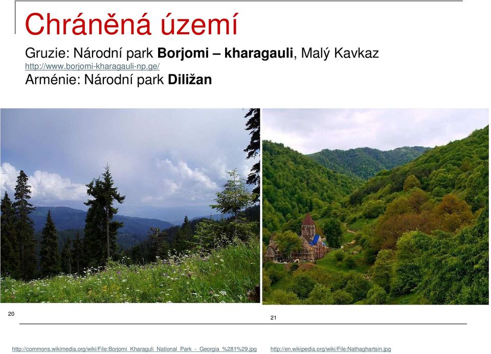 ge/ Arménie: Národní park Diližan 20 21 http://commons.wikimedia.