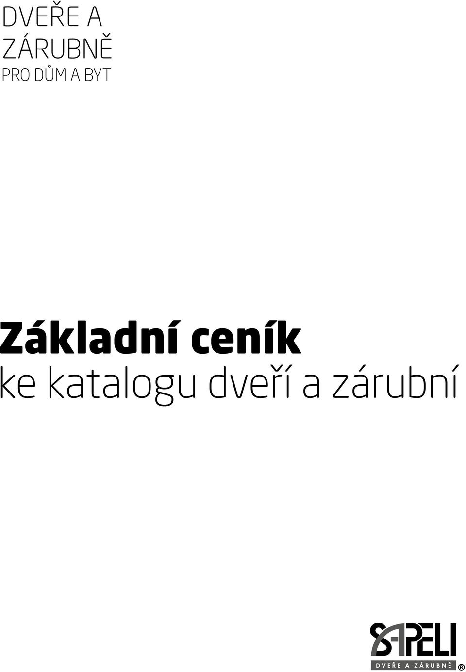 Základní ceník ke