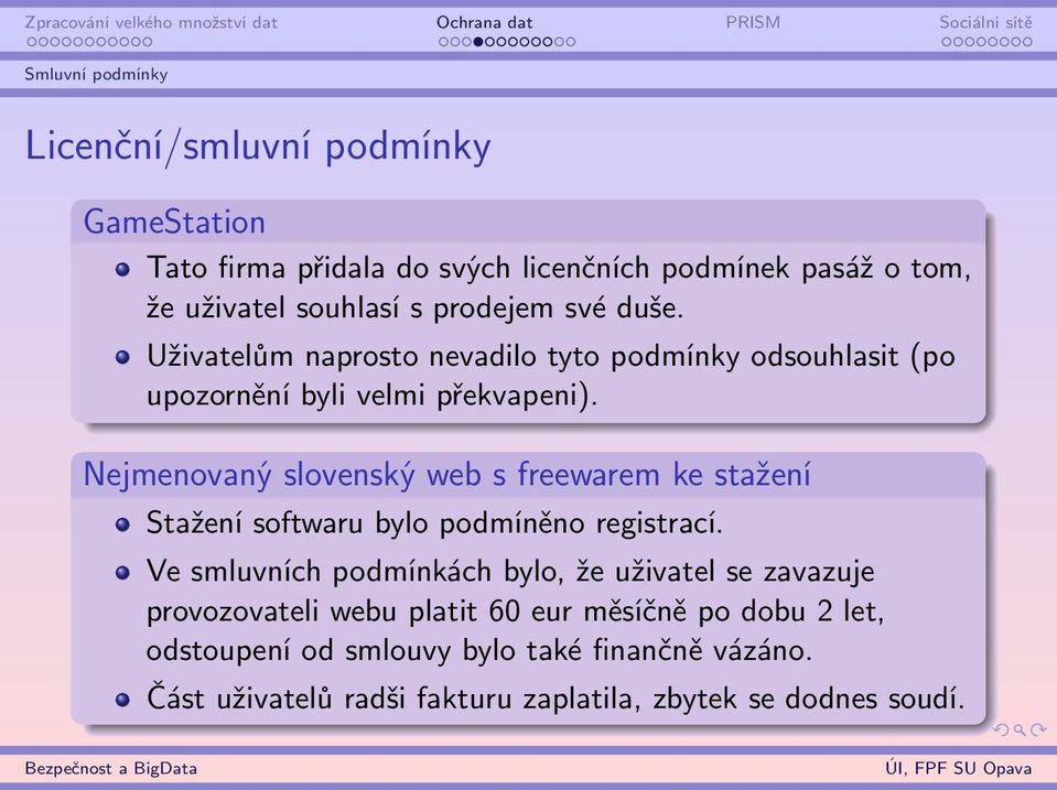 Nejmenovaný slovenský web s freewarem ke stažení Stažení softwaru bylo podmíněno registrací.