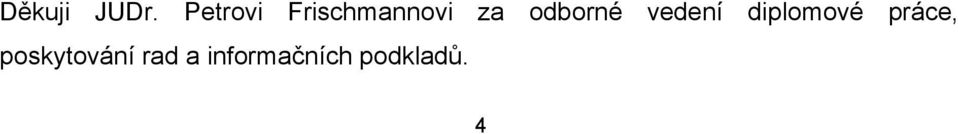 odborné vedení diplomové