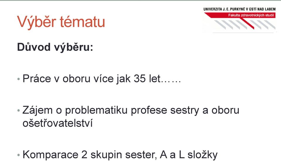 problematiku profese sestry a oboru