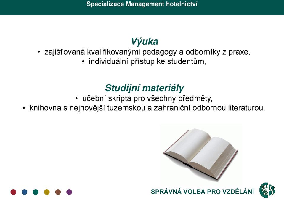 materiály učební skripta pro všechny předměty, knihovna