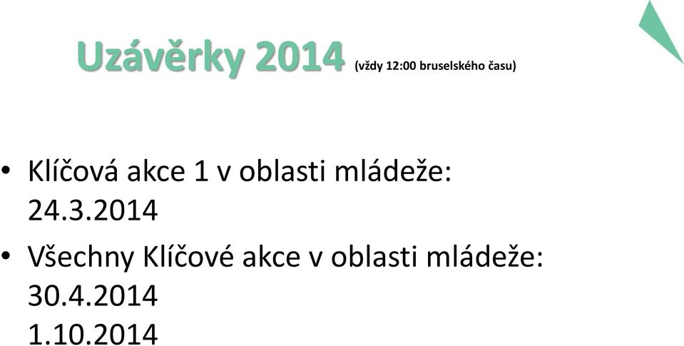 mládeže: 24.3.