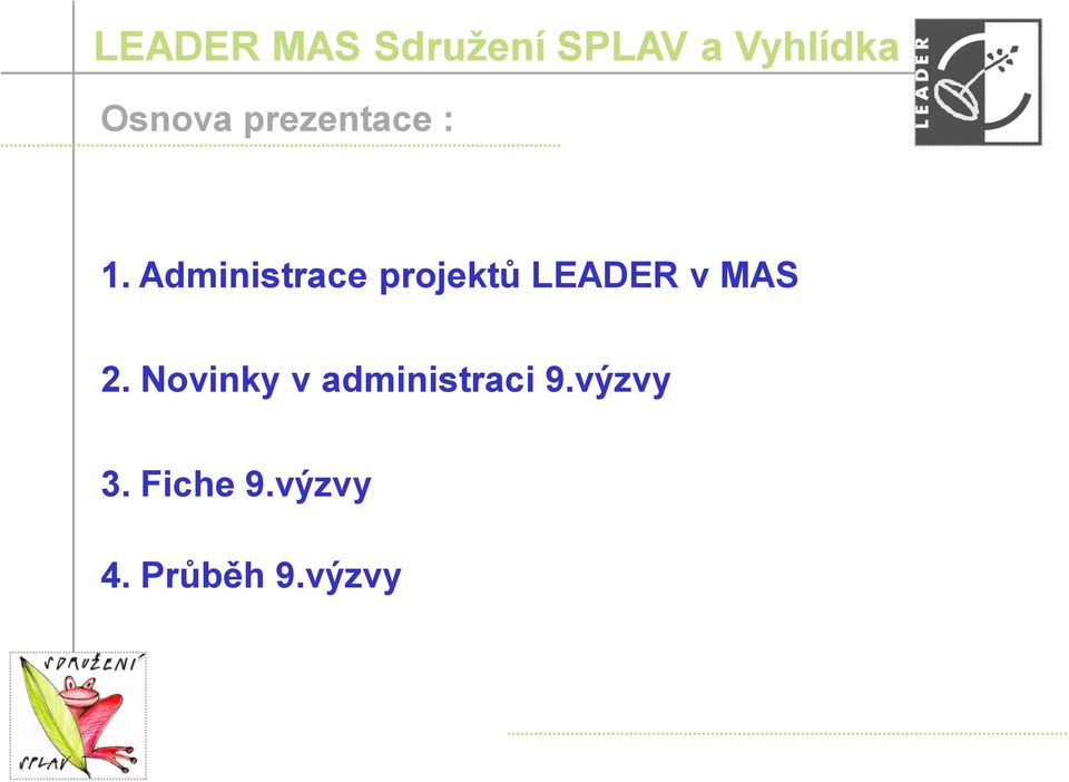 MAS 2. Novinky v administraci 9.