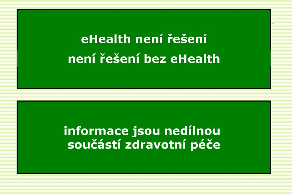 ehealth informace jsou