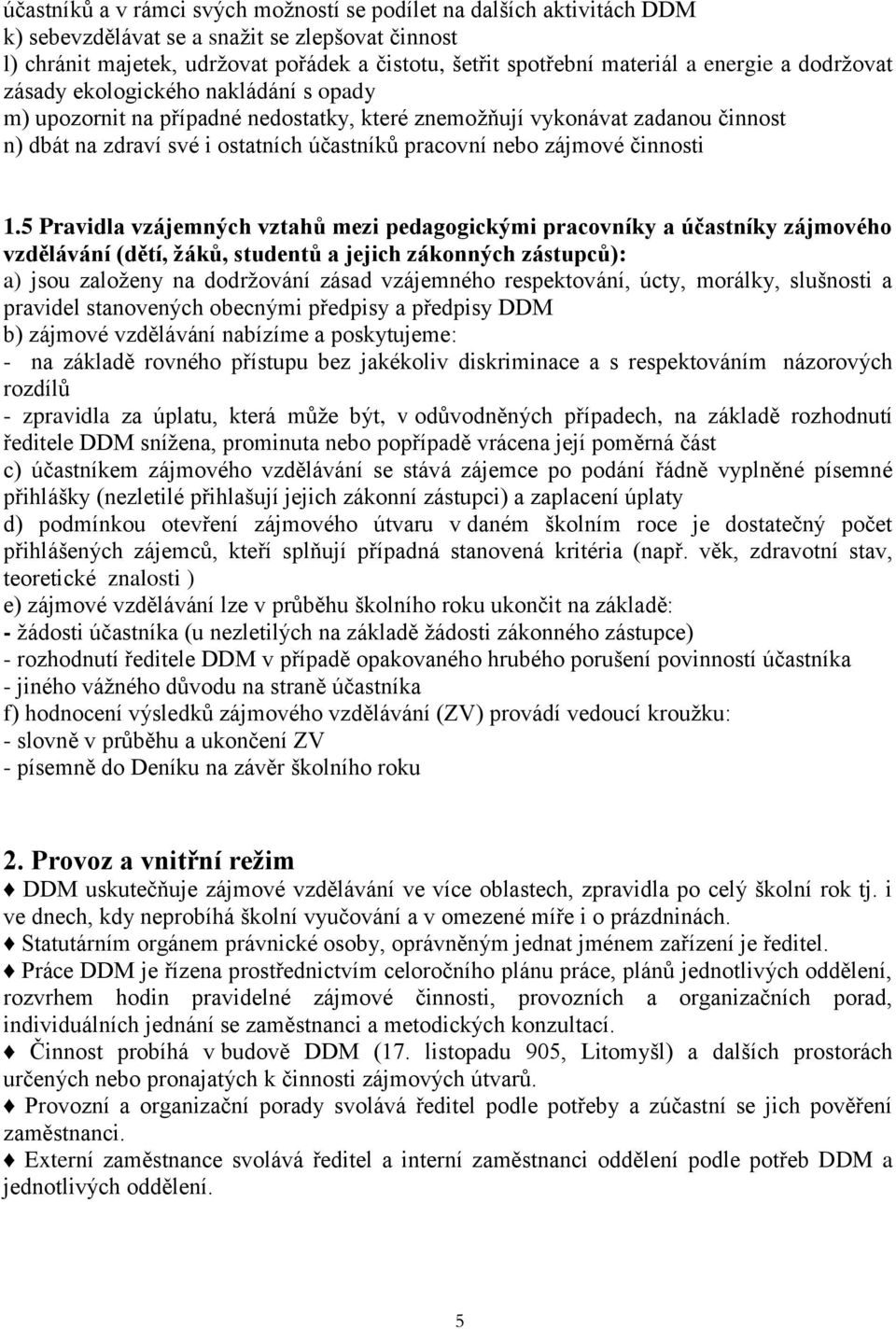 zájmové činnosti 1.
