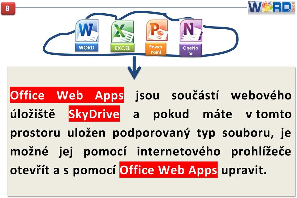 prostoru uložen podporovaný typ souboru, je možné jej pomocí