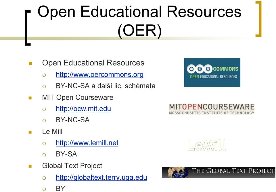 schémata MIT Open Courseware http://ocw.mit.