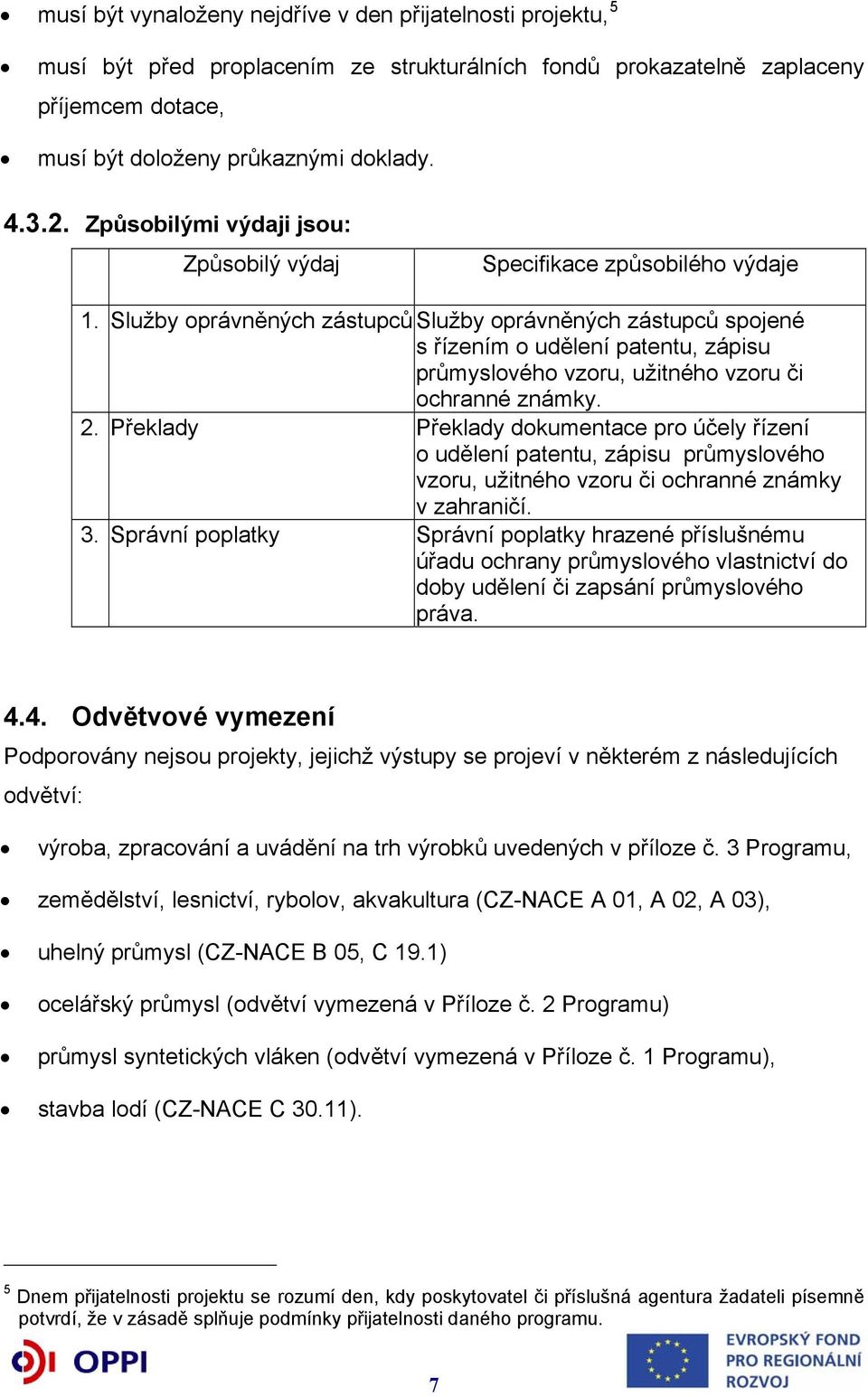 Služby oprávněných zástupců Služby oprávněných zástupců spojené s řízením o udělení patentu, zápisu průmyslového vzoru, užitného vzoru či ochranné známky. 2.