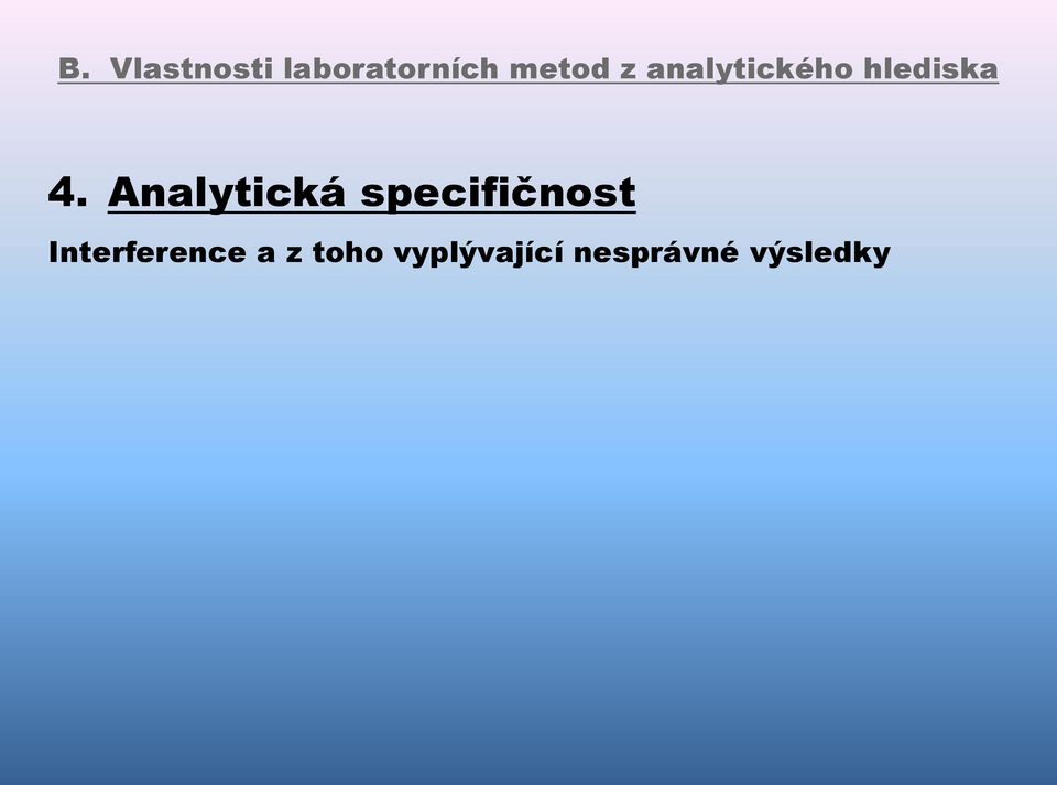 Analytická specifičnost