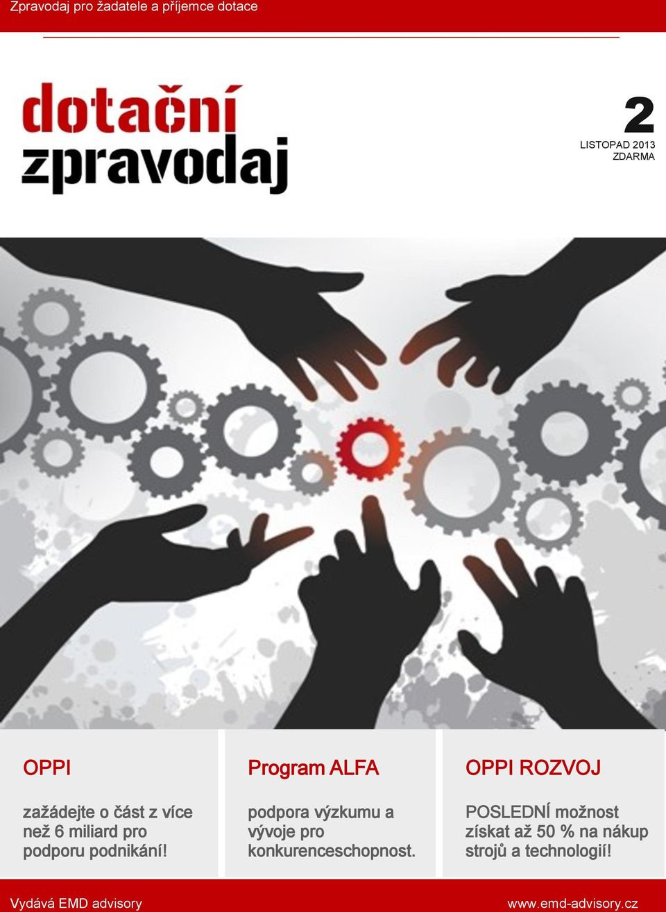 Program ALFA podpora výzkumu a vývoje pro konkurenceschopnost.