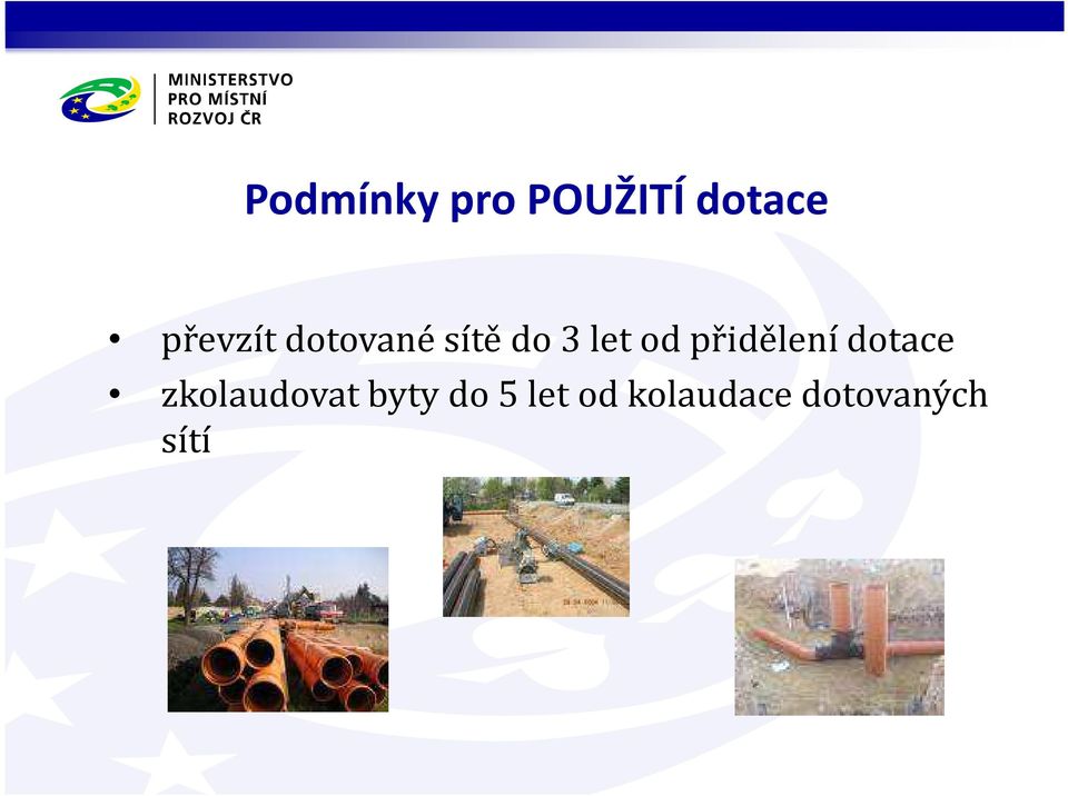 byty do 5 let od kolaudace dotovaných