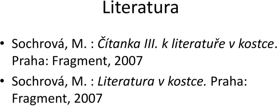 k literatuře v kostce.