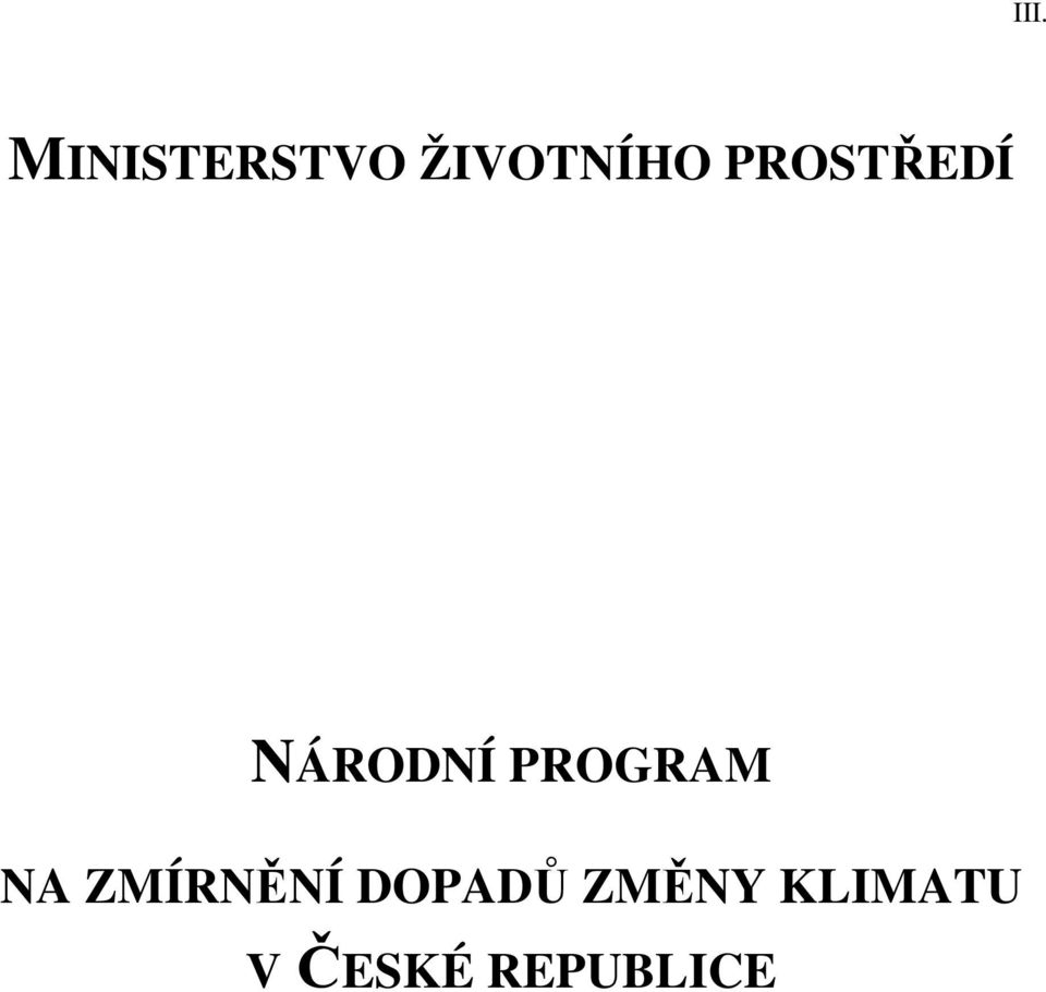 NÁRODNÍ PROGRAM NA