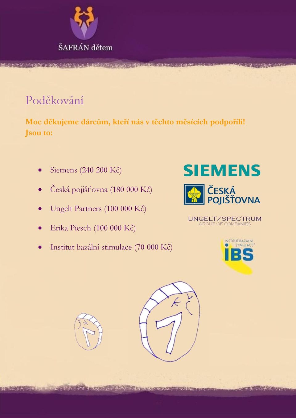 Jsou to: Siemens (240 200 Kč) Česká pojišťovna (180 000