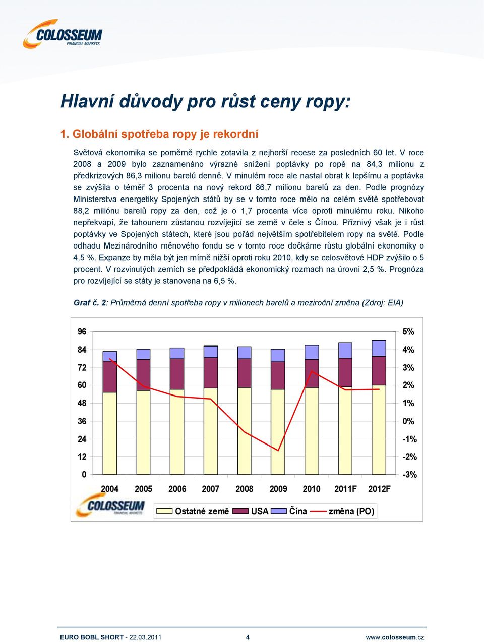 V minulém roce ale nastal obrat k lepšímu a poptávka se zvýšila o téměř 3 procenta na nový rekord 86,7 milionu barelů za den.